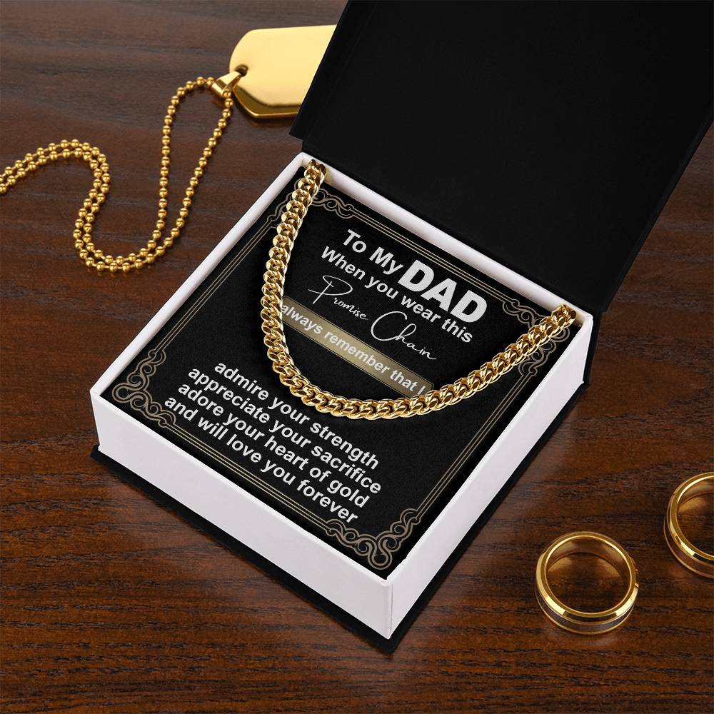 Dad-Promise Chain-050724d Cuban Link Chain