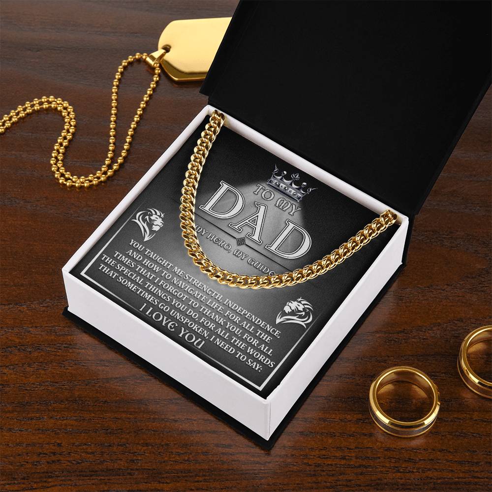 Dad-Need To Say -050724d Cuban Link Chain