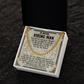 My Awesome Viking Man - You are my missing piece - Cuban Chain 56