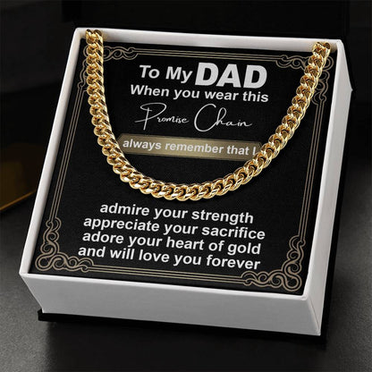 Dad-Promise Chain-050724d Cuban Link Chain