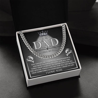 Dad-Need To Say -050724d Cuban Link Chain