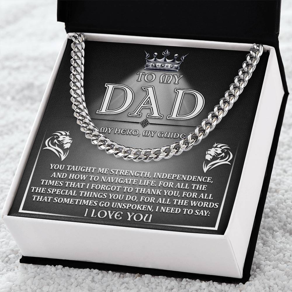 Dad-Need To Say -050724d Cuban Link Chain