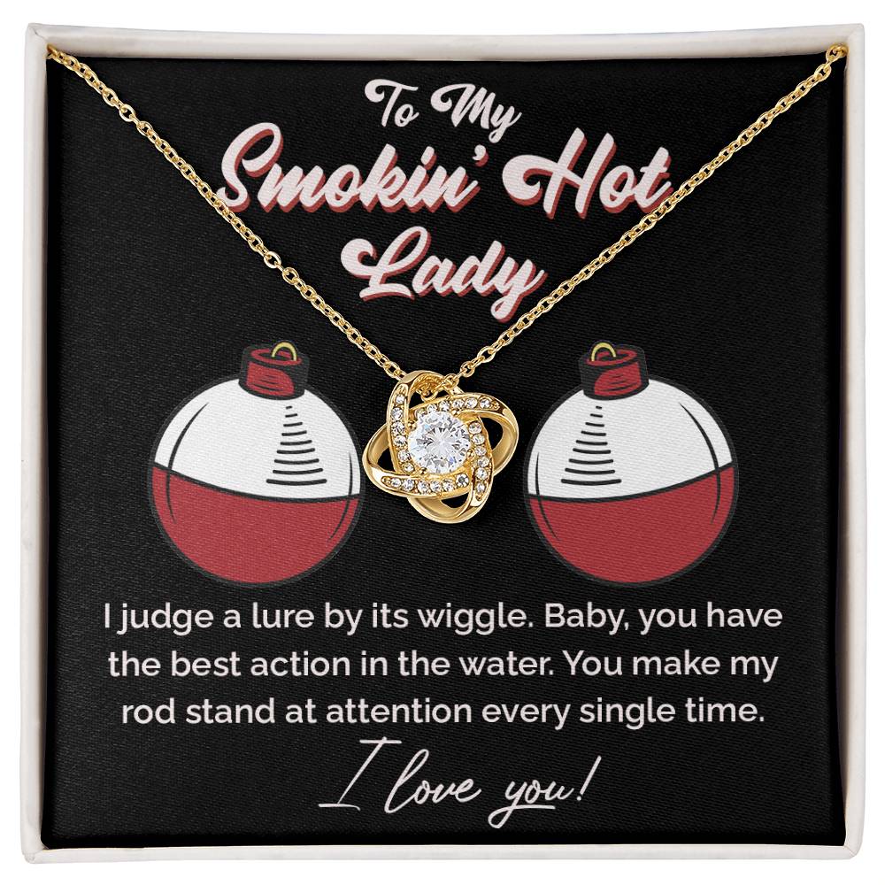 "The Only Catch" Love Knot Necklace – Heartfelt Gift for Your Fishing Soulmate 141