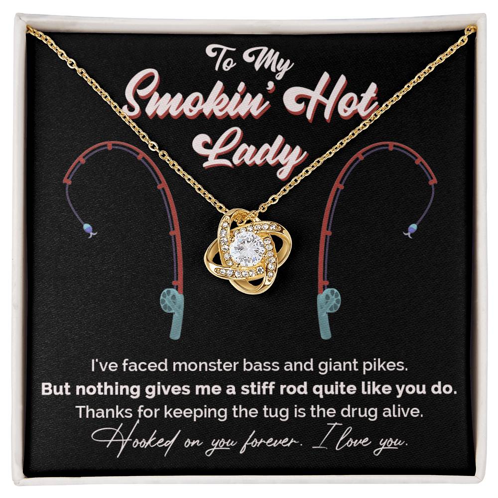 "Greatest Catch" Love Knot Necklace – The Perfect Tribute for Your Fishing Soulmate 142