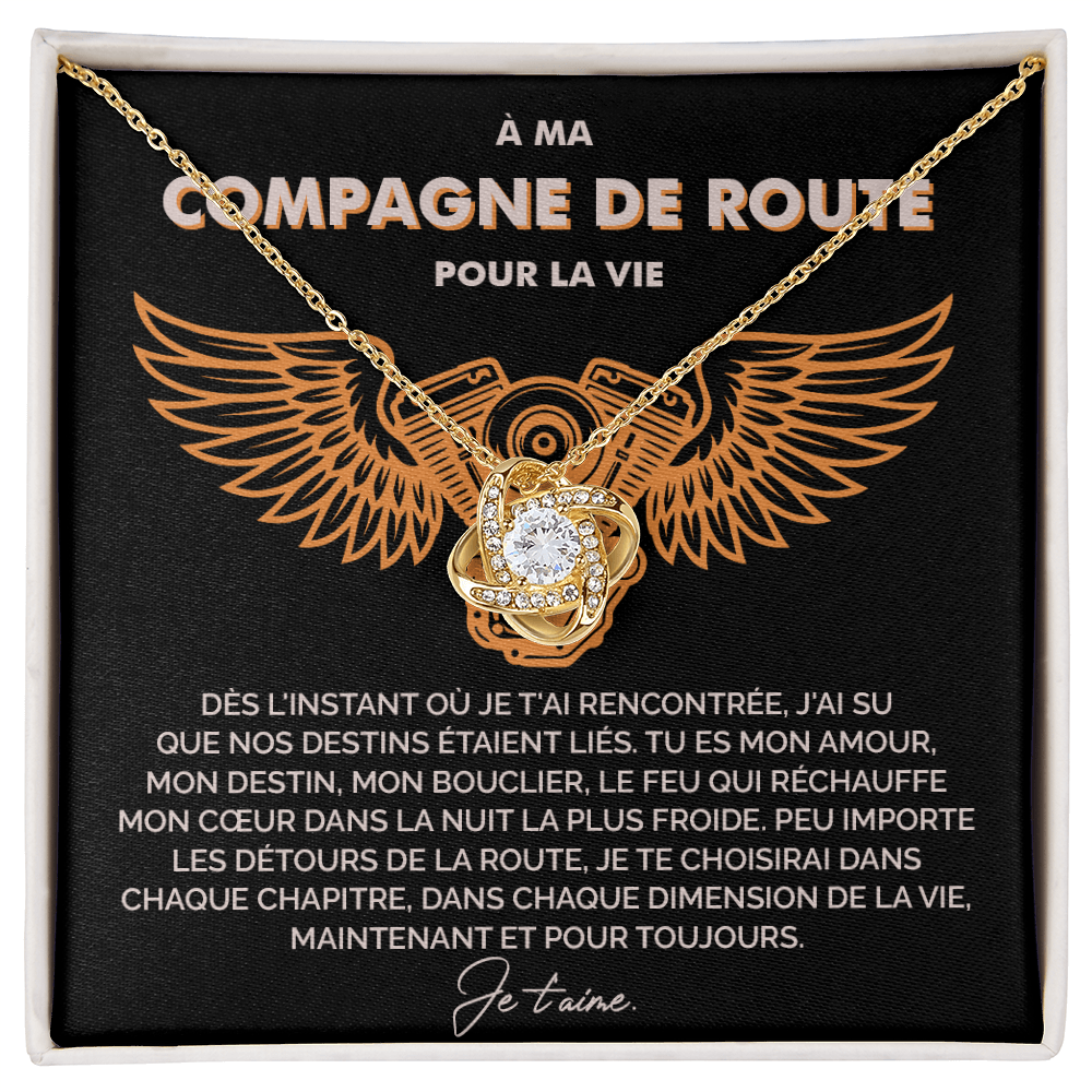 À Ma Compagne de Route Pour la Vie – Collier d'Amour Émotionnel 110