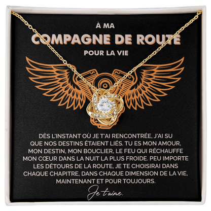 À Ma Compagne de Route Pour la Vie – Collier d'Amour Émotionnel 110