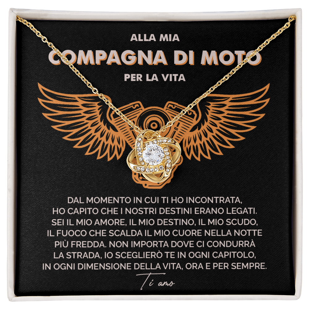 Alla Mia Compagna di Moto per la Vita – Collana d'Amore Eterna 110