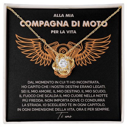 Alla Mia Compagna di Moto per la Vita – Collana d'Amore Eterna 110