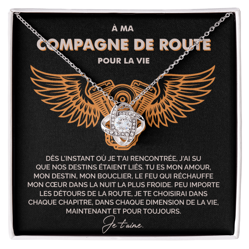 À Ma Compagne de Route Pour la Vie – Collier d'Amour Émotionnel 110