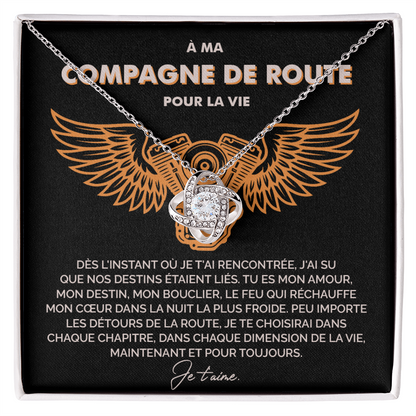 À Ma Compagne de Route Pour la Vie – Collier d'Amour Émotionnel 110