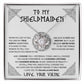 To My Shieldmaiden - You are my true north - Love Knot Necklace 62