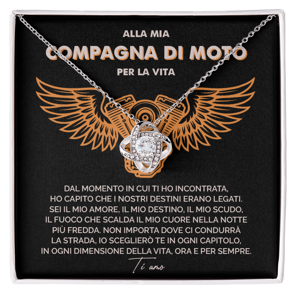 Alla Mia Compagna di Moto per la Vita – Collana d'Amore Eterna 110