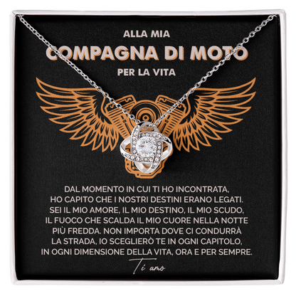 Alla Mia Compagna di Moto per la Vita – Collana d'Amore Eterna 110