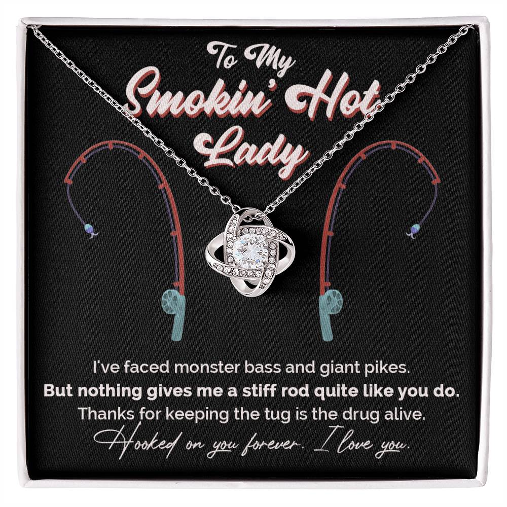 "Greatest Catch" Love Knot Necklace – The Perfect Tribute for Your Fishing Soulmate 142