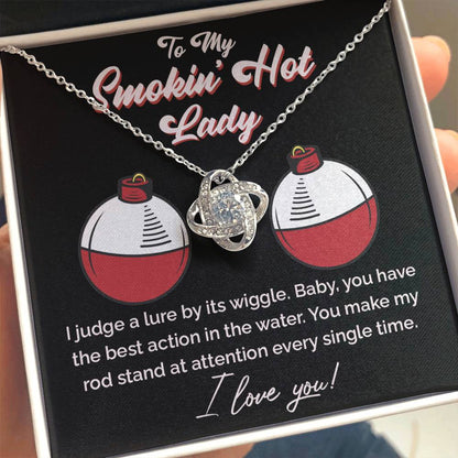 "The Only Catch" Love Knot Necklace – Heartfelt Gift for Your Fishing Soulmate 141