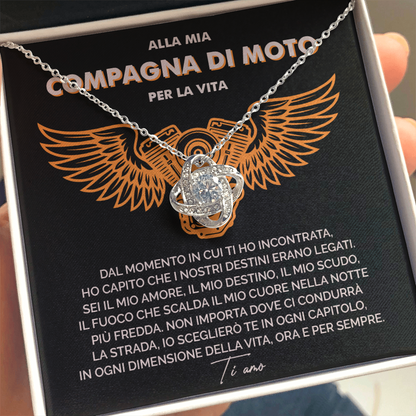 Alla Mia Compagna di Moto per la Vita – Collana d'Amore Eterna 110