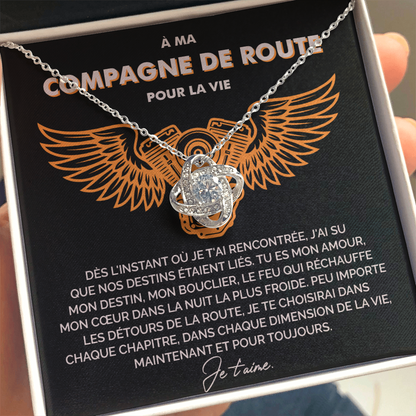 À Ma Compagne de Route Pour la Vie – Collier d'Amour Émotionnel 110