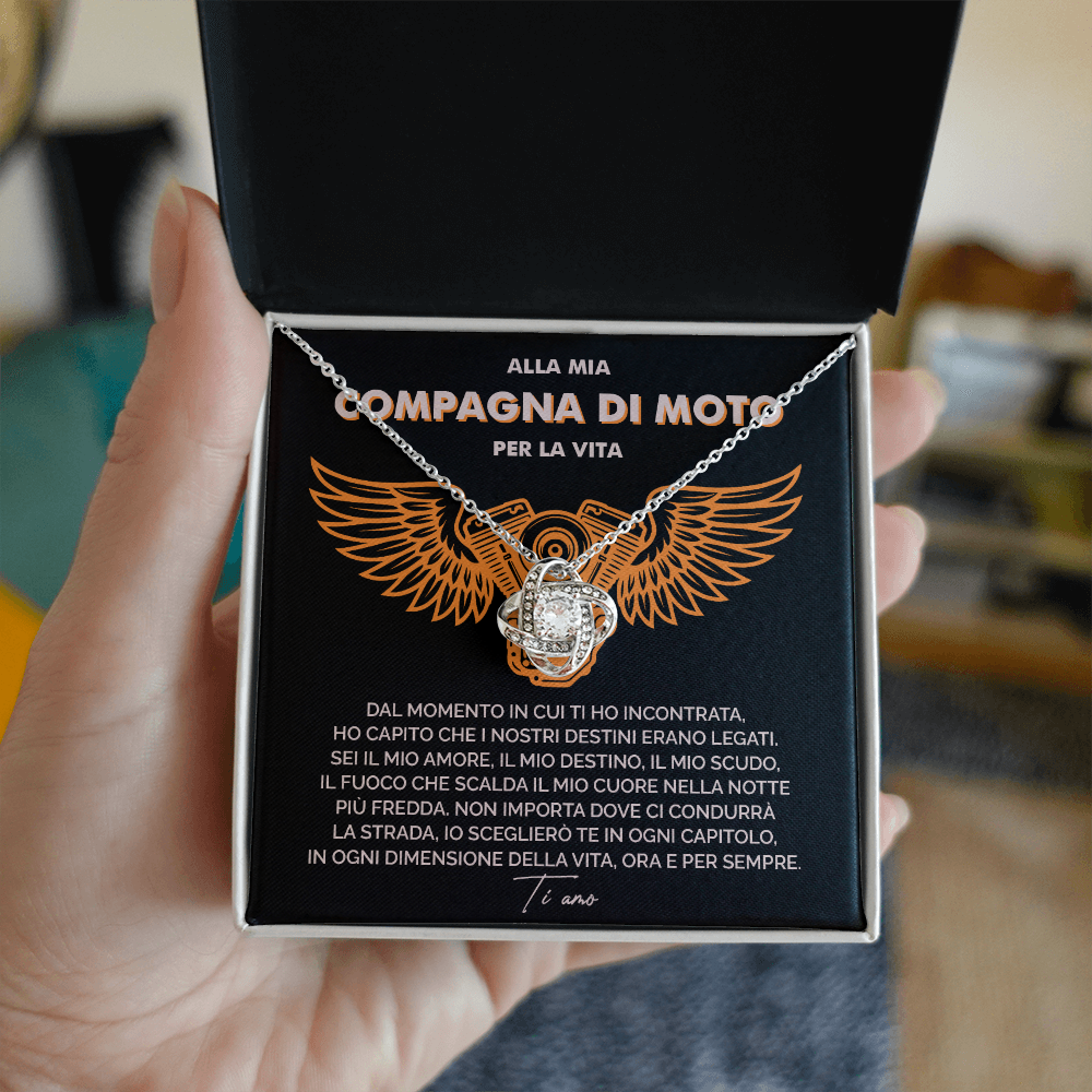 Alla Mia Compagna di Moto per la Vita – Collana d'Amore Eterna 110