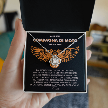 Alla Mia Compagna di Moto per la Vita – Collana d'Amore Eterna 110