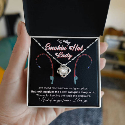 "Greatest Catch" Love Knot Necklace – The Perfect Tribute for Your Fishing Soulmate 142