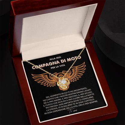 Alla Mia Compagna di Moto per la Vita – Collana d'Amore Eterna 110