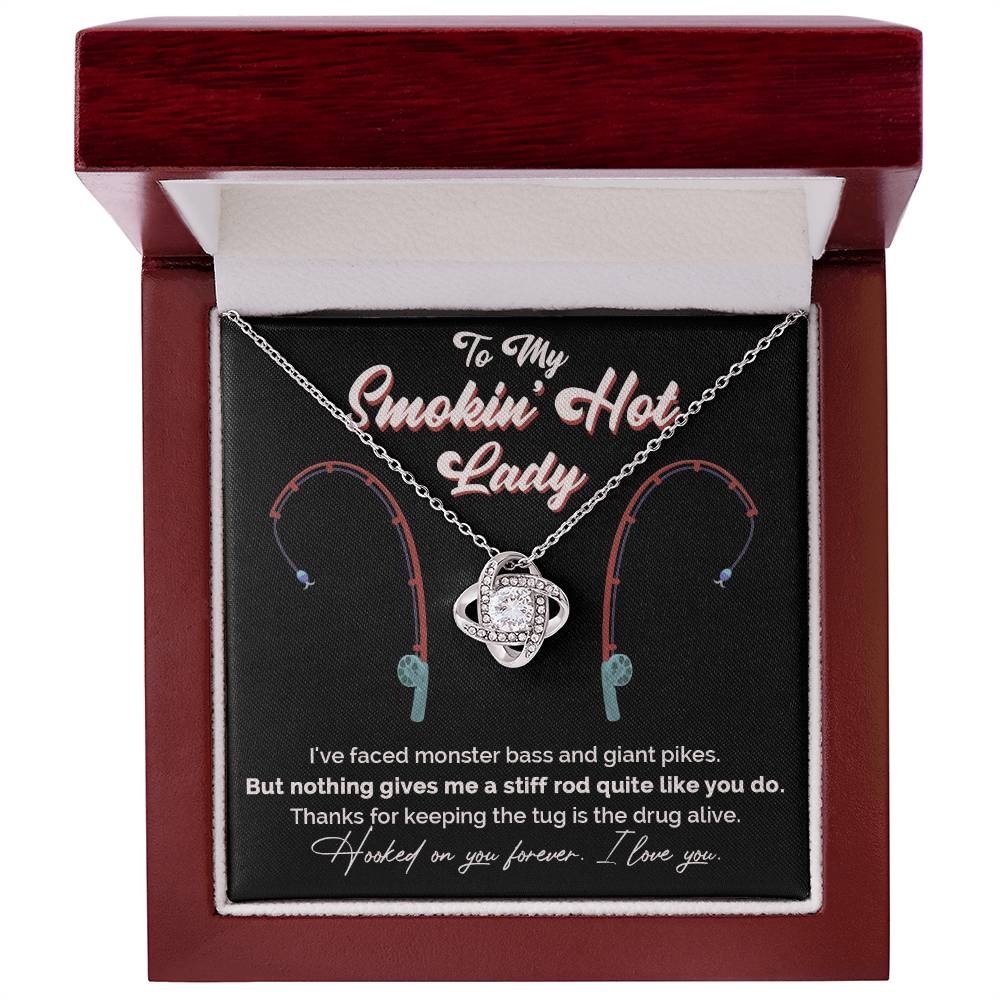 "Greatest Catch" Love Knot Necklace – The Perfect Tribute for Your Fishing Soulmate 142
