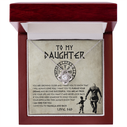 To My Daughter - Always hold your head up high - Love Knot Necklace 64