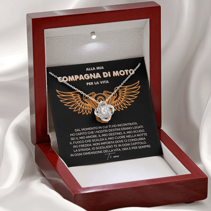 Alla Mia Compagna di Moto per la Vita – Collana d'Amore Eterna 110