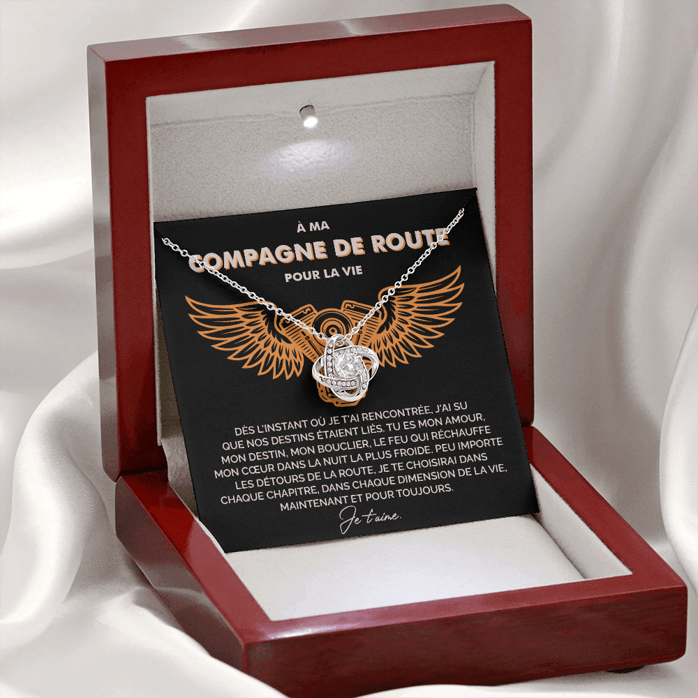 À Ma Compagne de Route Pour la Vie – Collier d'Amour Émotionnel 110