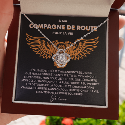 À Ma Compagne de Route Pour la Vie – Collier d'Amour Émotionnel 110