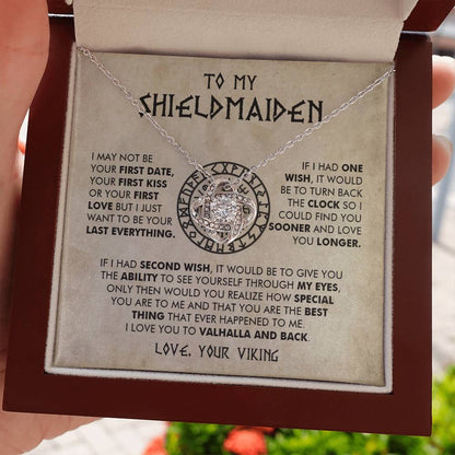 To My Shieldmaiden - I Love You To Valhalla And Back - Love Knot 16