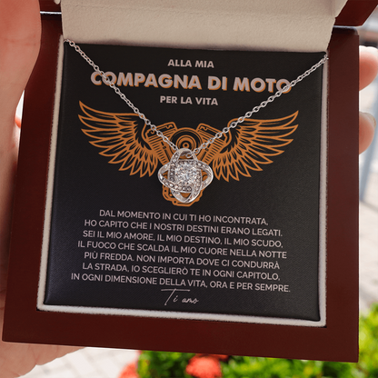 Alla Mia Compagna di Moto per la Vita – Collana d'Amore Eterna 110