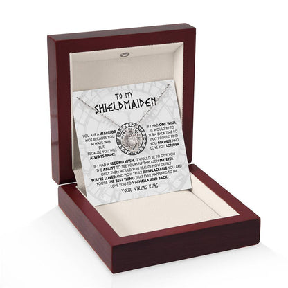 To My Shieldmaiden - You are loved and irreplaceable - Love Knot Necklace 94