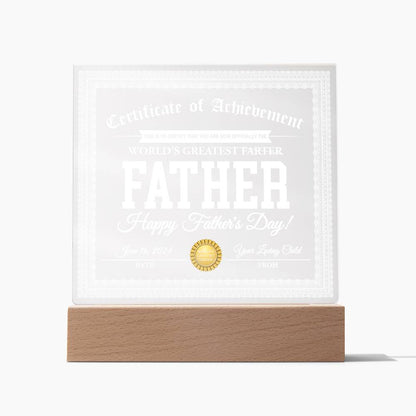Dad - World's Greatest Farter - Acrylic Acrylic Plaque