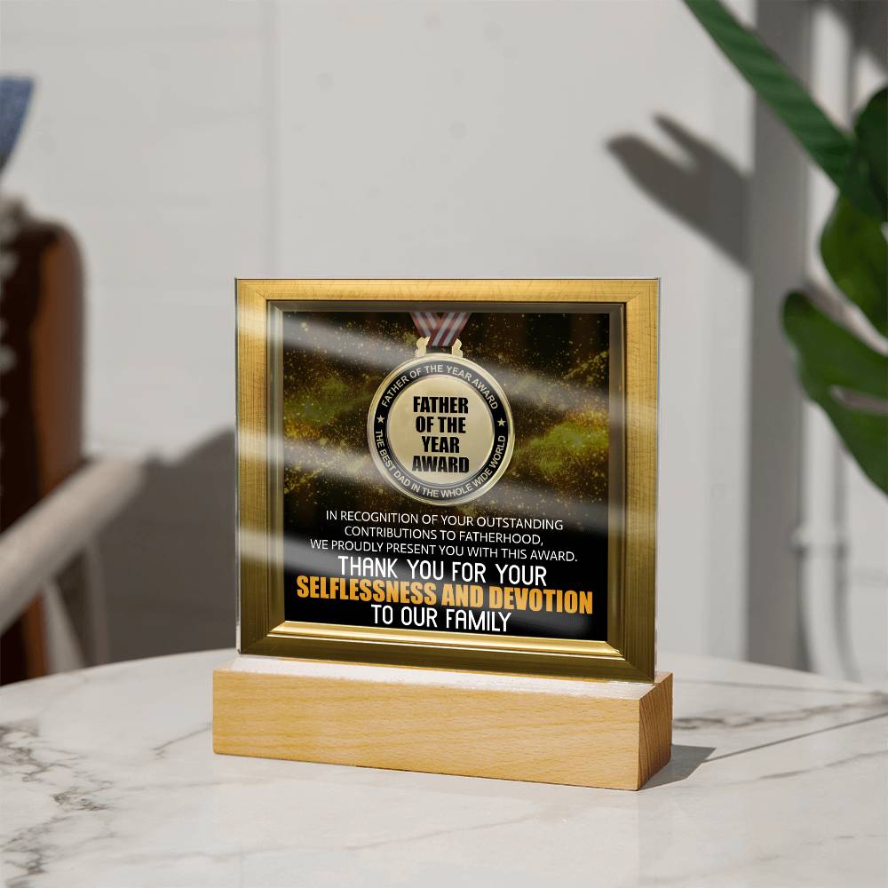 Dad - Of The Year - Acrylic Acrylic Plaque