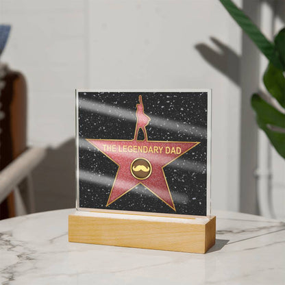Dad - The Legendary Dad - Acrylic Acrylic Plaque