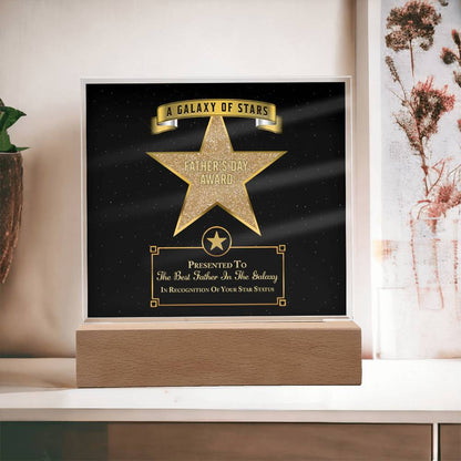 Dad - Galaxy Of Stars - Acrylic Acrylic Plaque