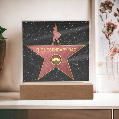 Dad - The Legendary Dad - Acrylic Acrylic Plaque