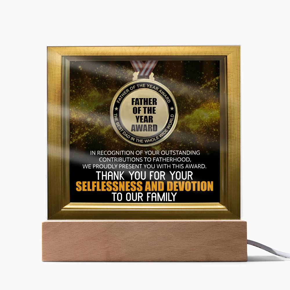 Dad - Of The Year - Acrylic Acrylic Plaque