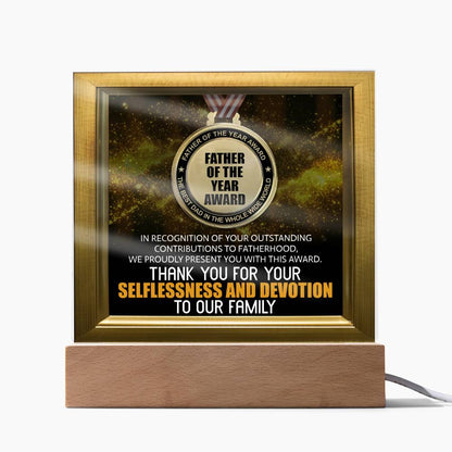 Dad - Of The Year - Acrylic Acrylic Plaque