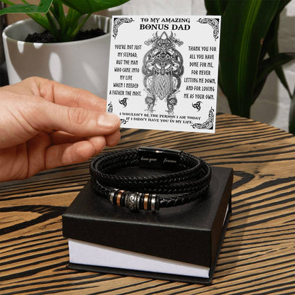 Bonus Dad-Needed A Father-Dad Bracelet