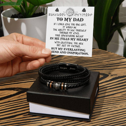 Dad-Through My Eyes-Bracelet 050724d Dad Bracelet