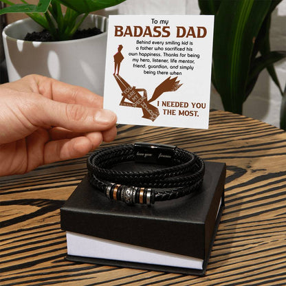 Dad-His Own Happiness-Dad Bracelet