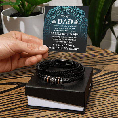 Dad-Pleasure And Pain-Bracelet 050724d Dad Bracelet