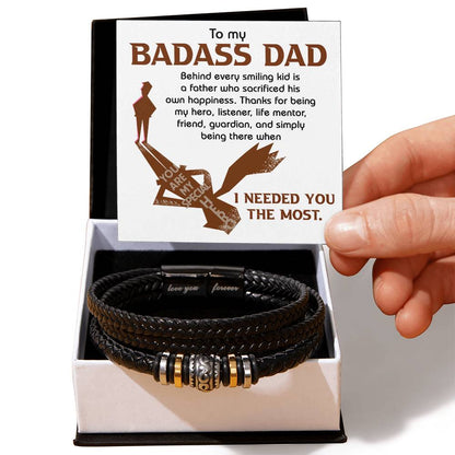 Dad-His Own Happiness-Dad Bracelet