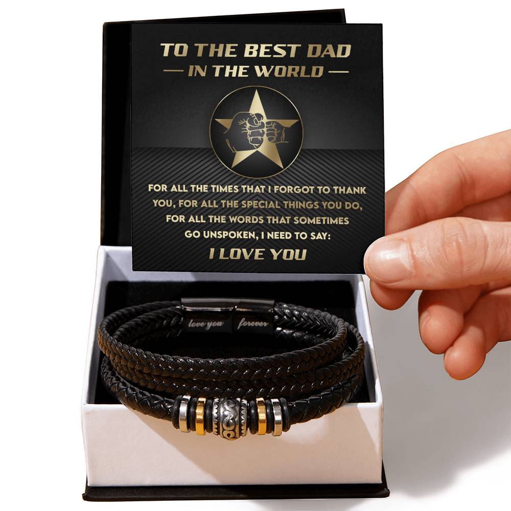 Dad-Need To Say-Bracelet 050724d Dad Bracelet