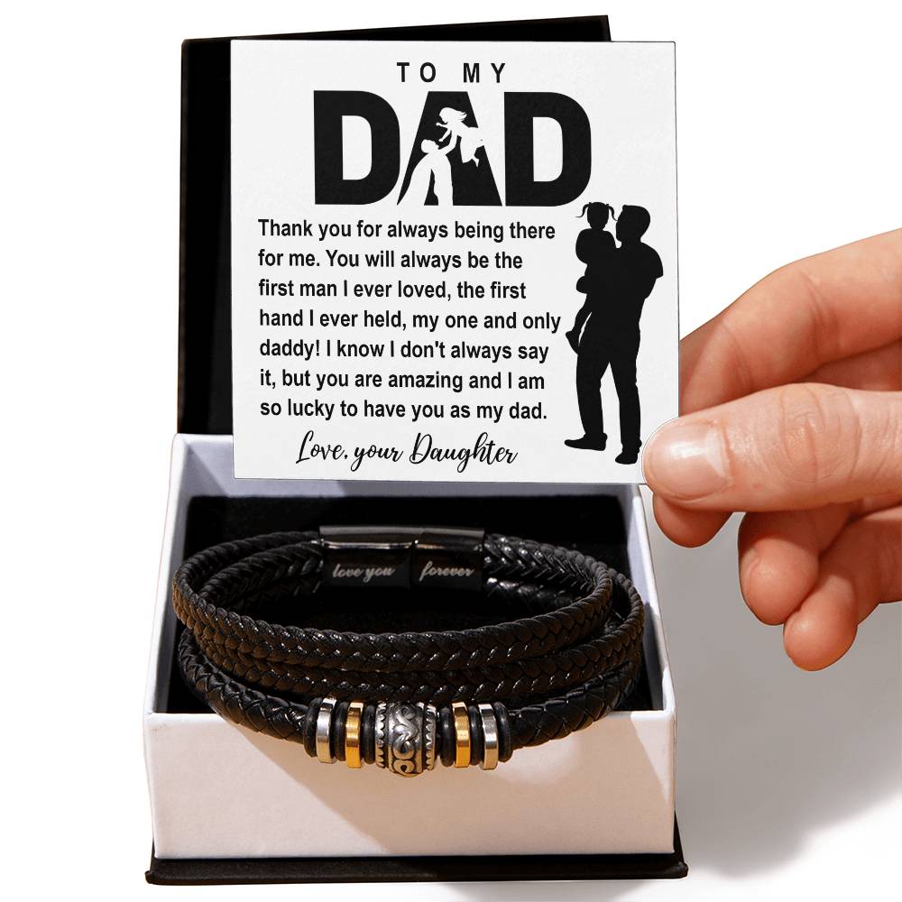 Dad-There For Me-Bracelet 050724d Dad Bracelet