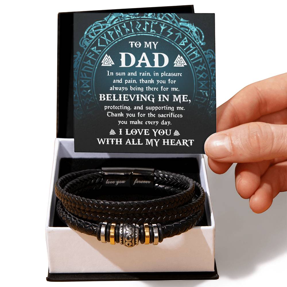 Dad-Pleasure And Pain-Bracelet 050724d Dad Bracelet