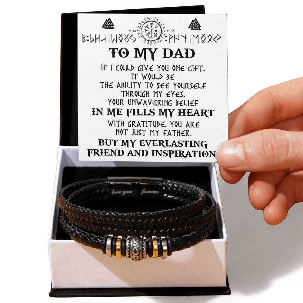 Dad-Through My Eyes-Bracelet 050724d Dad Bracelet