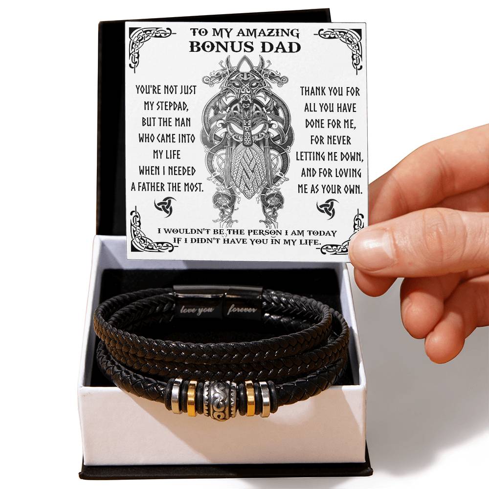 Bonus Dad-Needed A Father-Dad Bracelet